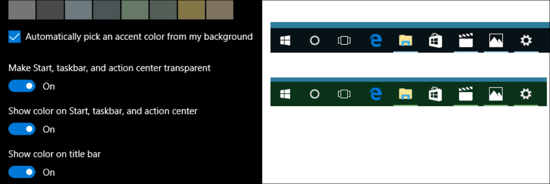 Werk Windows 10-kleuren bij in Personalisatie-instellingen