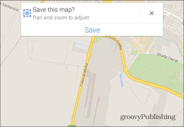 Google Maps slaat pan op