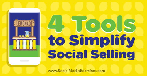 vier tools voor social selling