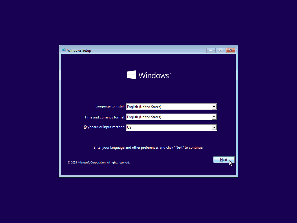01 Taalinstellingen Windows 10 Schone installatie