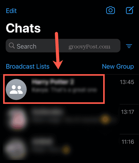 WhatsApp-groepschat