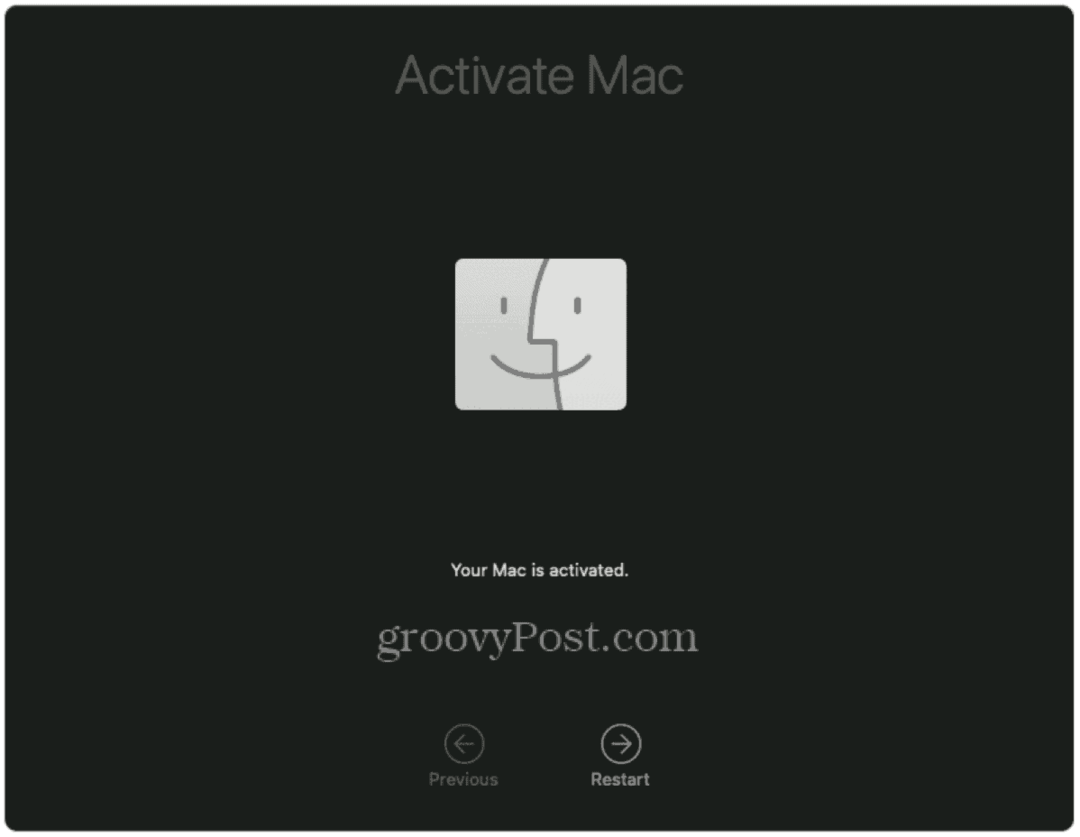 Schoon Installeer macOS Monterey activeer Mac