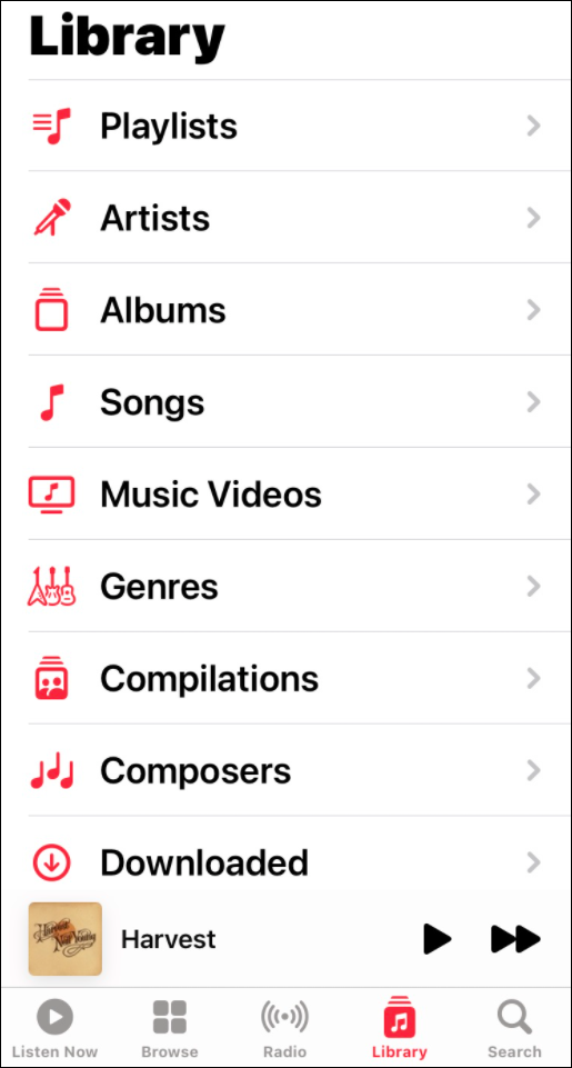 bibliotheek voeg je eigen muziek toe aan Apple Music