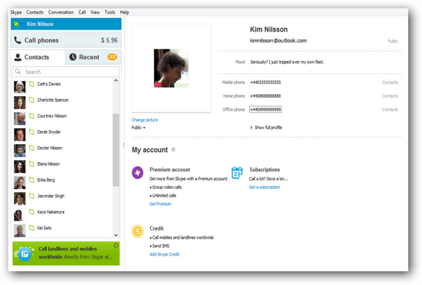 Skype 6.1 Update voor Windows bevat Outlook-integratie