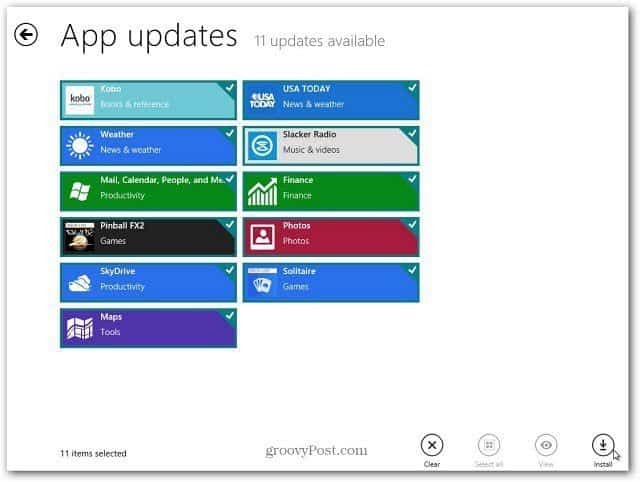 Update Windows 8-apps op de gemakkelijke manier