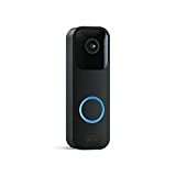 Introductie van Blink Video Doorbell | Tweerichtingsaudio, HD-video, bewegings- en bel-app-waarschuwingen en Alexa ingeschakeld — bekabeld of draadloos (zwart)