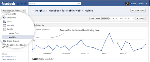 Facebook mobiele verwijzingen