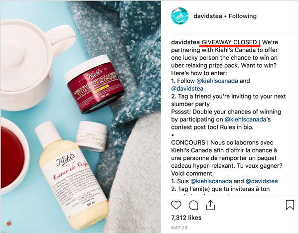 Hoe een Instagram-weggeefactie te doen: ideeën en tips: Social Media Examiner
