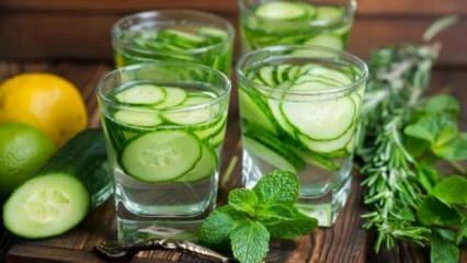 Komkommersap recept voor afvallen