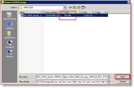 MagicISO Mount ISO in Virtual Drive voor Windows Server 2008