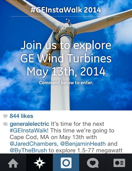 algemene elektrische instagramwedstrijd