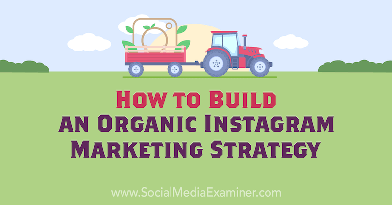 Hoe een organische Instagram-marketingstrategie te bouwen door Corinna Keefe op Social Media Examiner.