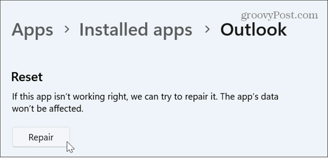 Hoe Windows 11-apps te repareren of opnieuw in te stellen