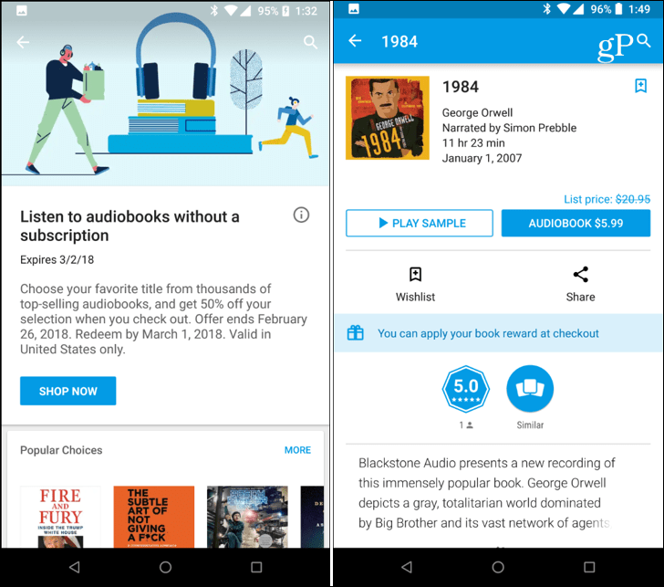 audioboeken Google Play Store