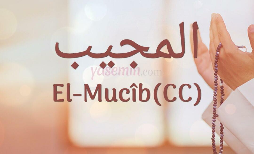 Wat betekent al-Mujib (c.c)? Wat zijn de deugden van de naam Al-Mujib? Esmaul Husna Al-Mujib...