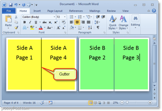 Micosoft Word 2010 Screenshot Een boekje maken in Microsoft Word 2010 kan een beetje lastig zijn, maar dit diagram zou moeten helpen