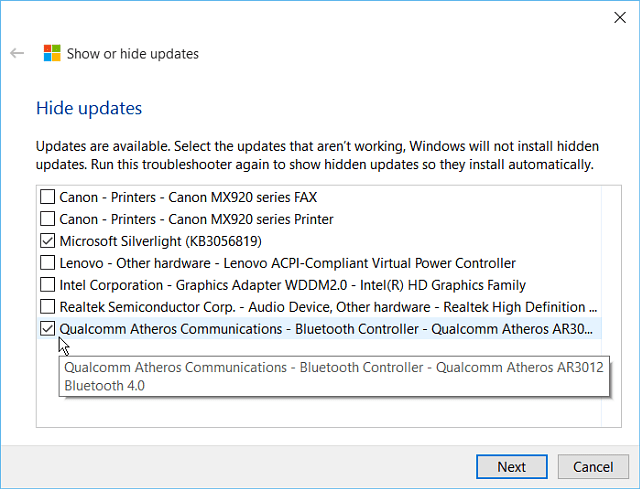 Windows 10: blokkeer automatische Windows-updates met het hulpprogramma (KB3073930)