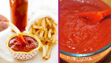 Hoe maak je de makkelijkste ketchup? Trucs om ketchup te maken! Ketchup maken