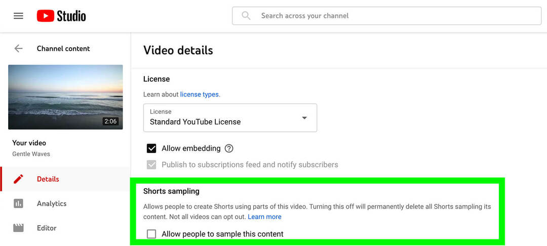 hoe-mensen-het-remixen-van-je-youtube-content-details-tab-shorts-sampling-voorbeeld-23 kunt toestaan ​​of voorkomen