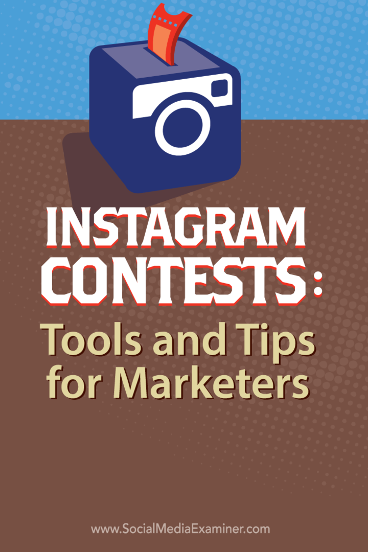 Instagram-wedstrijden: tools en tips voor marketeers: social media-examinator