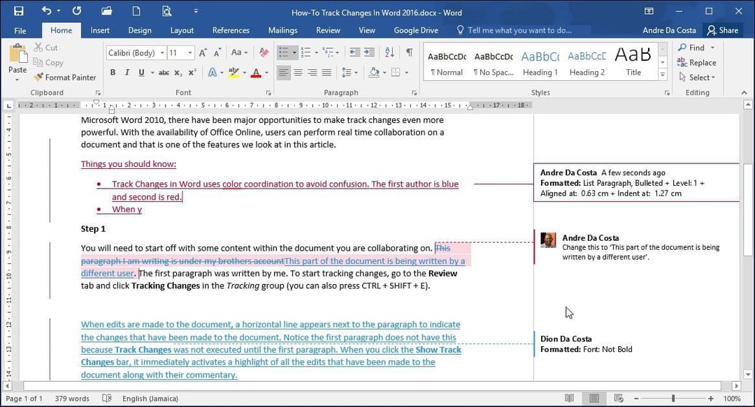 Wijzigingen bijhouden in Microsoft Word-documenten