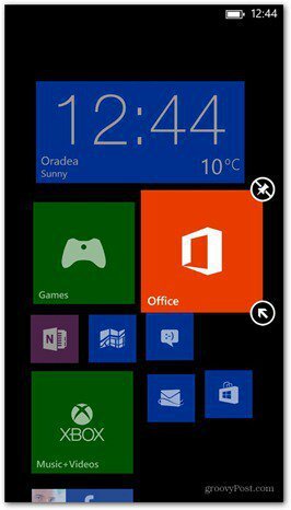 Windows Phone 8 pas tegels 7 aan