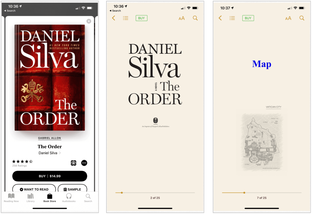 Apple Books versus Amazon Kindle Books-app 2020