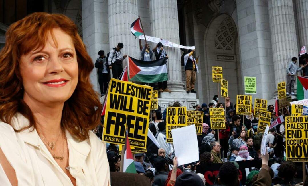 New York kwam op voor Palestina! Susan Sarandon daagde Israël uit: Het is tijd om vrij te zijn