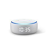 Gloednieuwe Echo Dot (3e generatie) - Slimme luidspreker met klok en Alexa - Sandstone