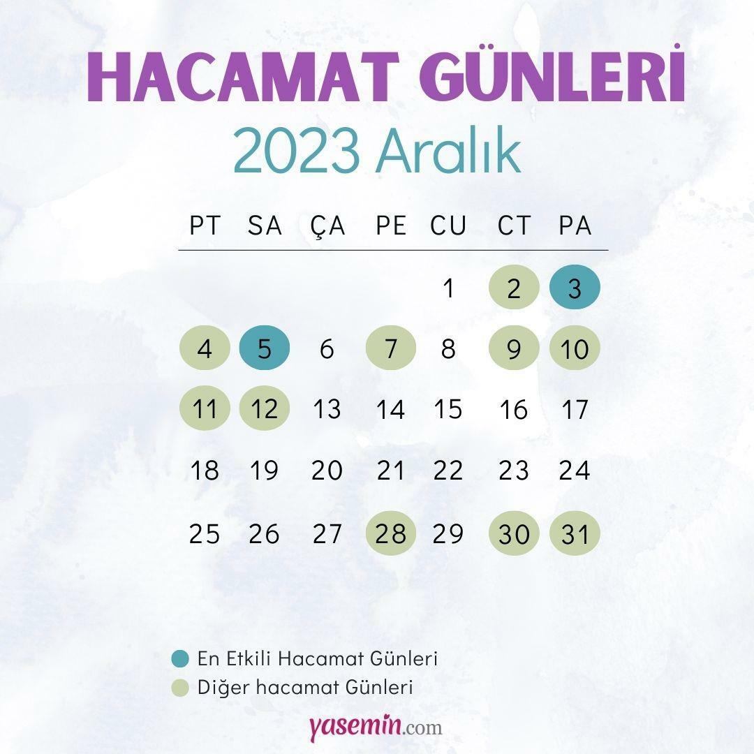December Hacamat Dagen Kalender 2023