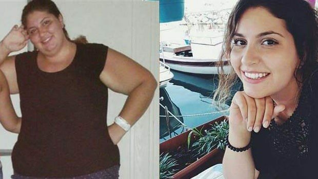 Het 19-jarige meisje verloor 57 pond en het leven veranderde