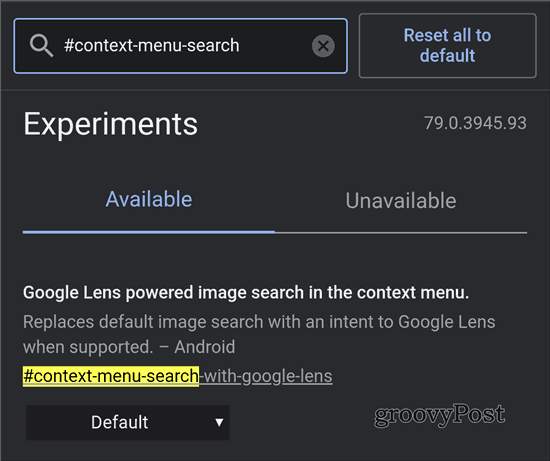 Google Lens Chrome-zoekfunctie inschakelen