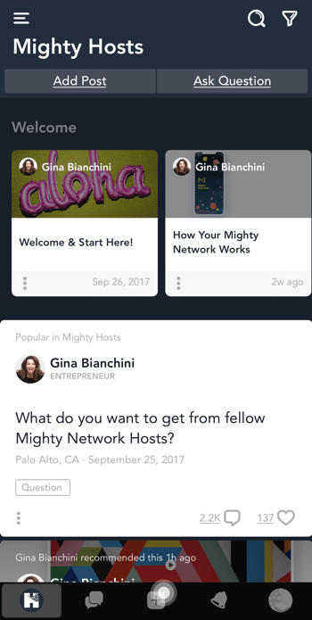 Bouwen aan een community in een veranderende sociale mediawereld met inzichten van Gina Bianchini op de Social Media Marketing Podcast.