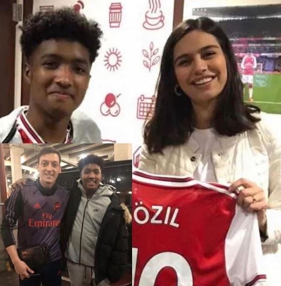 Mesut Özil, die in Arsenal speelde, werd vader! Hier is de dochter van Amine Gülşe, Eda baby ...