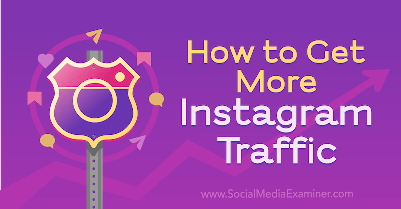 Hoe meer Instagram-verkeer te krijgen door Jenn Herman op Social Media Examiner.