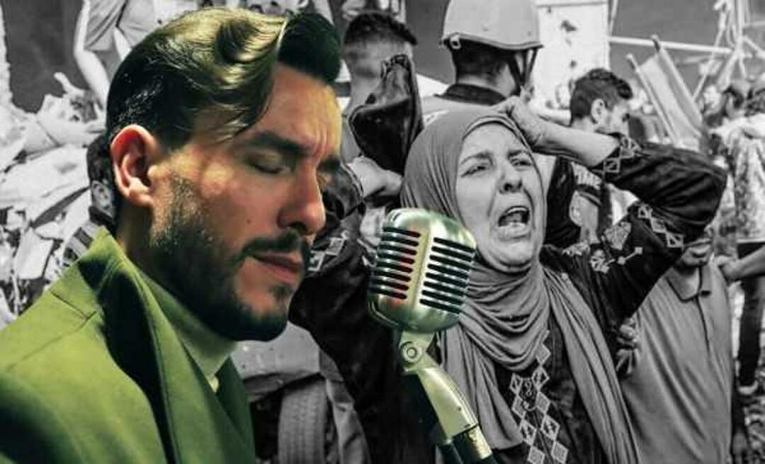 De actie van Cem Adrian, die zijn ballad voor het Palestijnse volk zong, kreeg groot applaus!