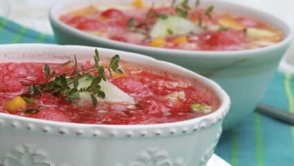 Hoe maak je heerlijke watermeloensoep?