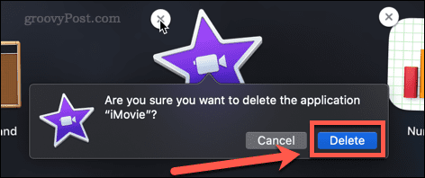 bevestigen verwijder apps op mac