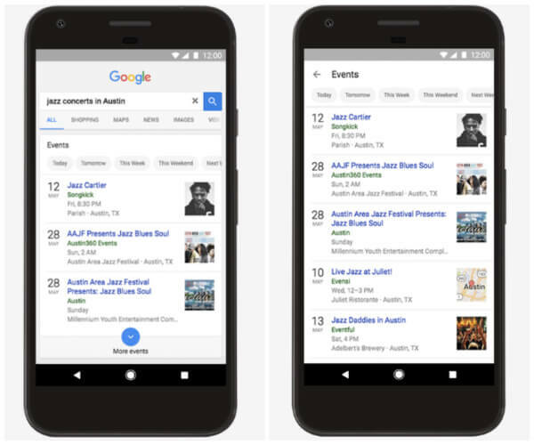 Google heeft zijn app en mobiele webervaring bijgewerkt om webzoekers te helpen gemakkelijker dingen in de buurt te vinden, nu of in de toekomst.