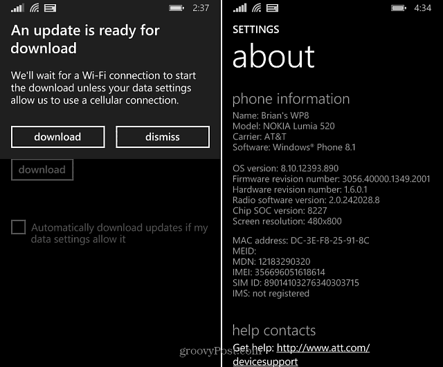 Windows Phone 8.1 Preview krijgt nog een update