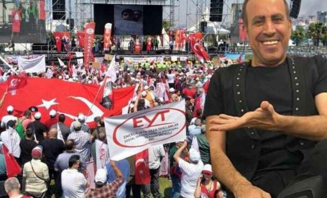 Haluk Levent sprak EYT-leden toe na de verklaring van Erdoğan! "Met je eerste salaris..."