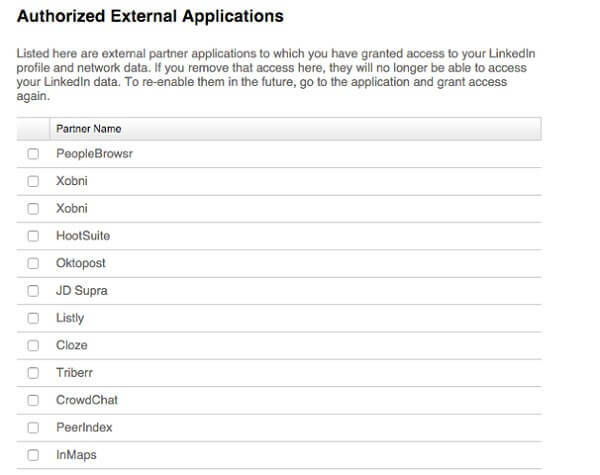 auth externe apps