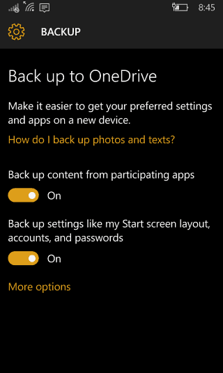 Maak een back-up naar OneDrive