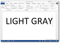 office 2013 verander kleurenthema - lichtgrijs thema