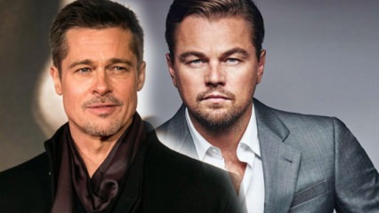Geconfronteerd met Brad Pitt, Leonardo DiCaprio! Brat Pitt als een kind ...