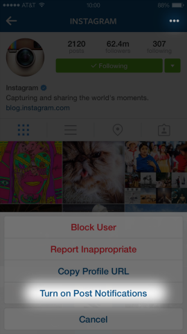 Instagram voegt berichtmeldingen toe