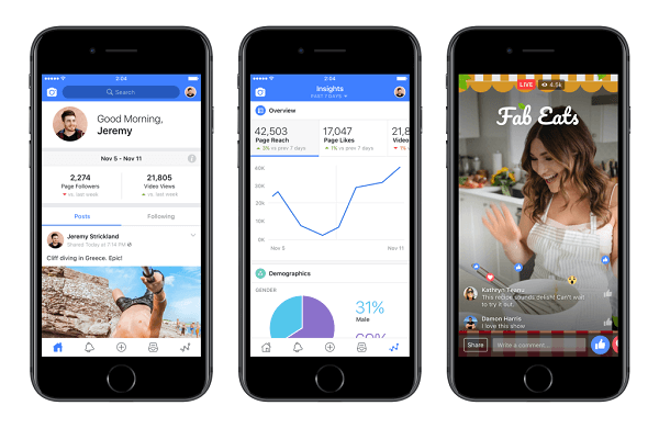 De Facebook Creator-app biedt een breed scala aan tools en functies om allerlei soorten videomakers te helpen hun aanwezigheid op Facebook te beheren.