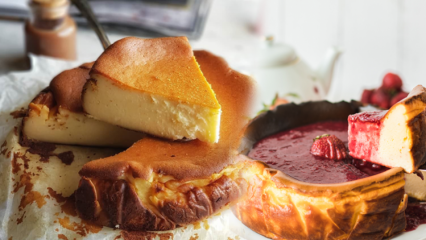 Hoe maak je de beroemde cheesecake van San Sebastian van de afgelopen tijd?