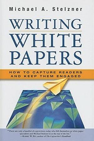 Mike's eerste boek, White Papers schrijven.