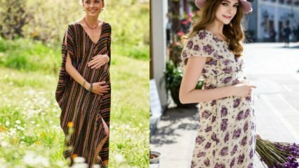 Tiril trilil jurkmodellen voor zwangere vrouwen